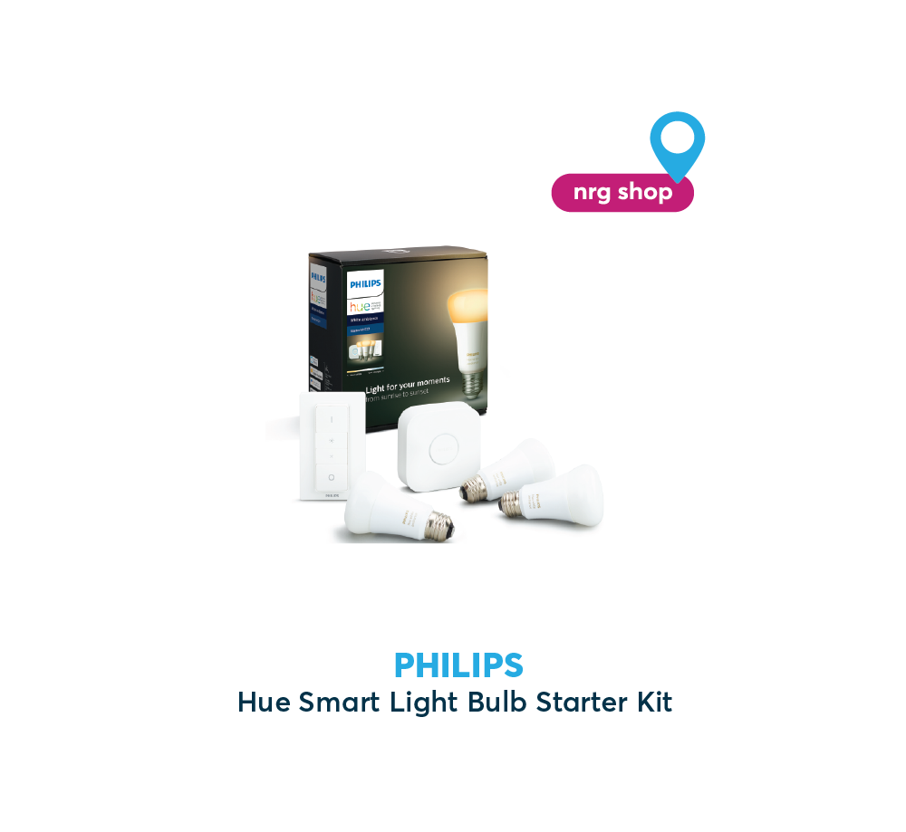 Philips Hue Smart Light Bulb Starter Kit E27 (White Ambiance)